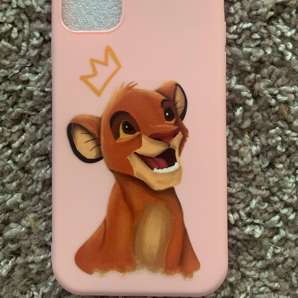Pink Simba Lion King iPhone 11 Case